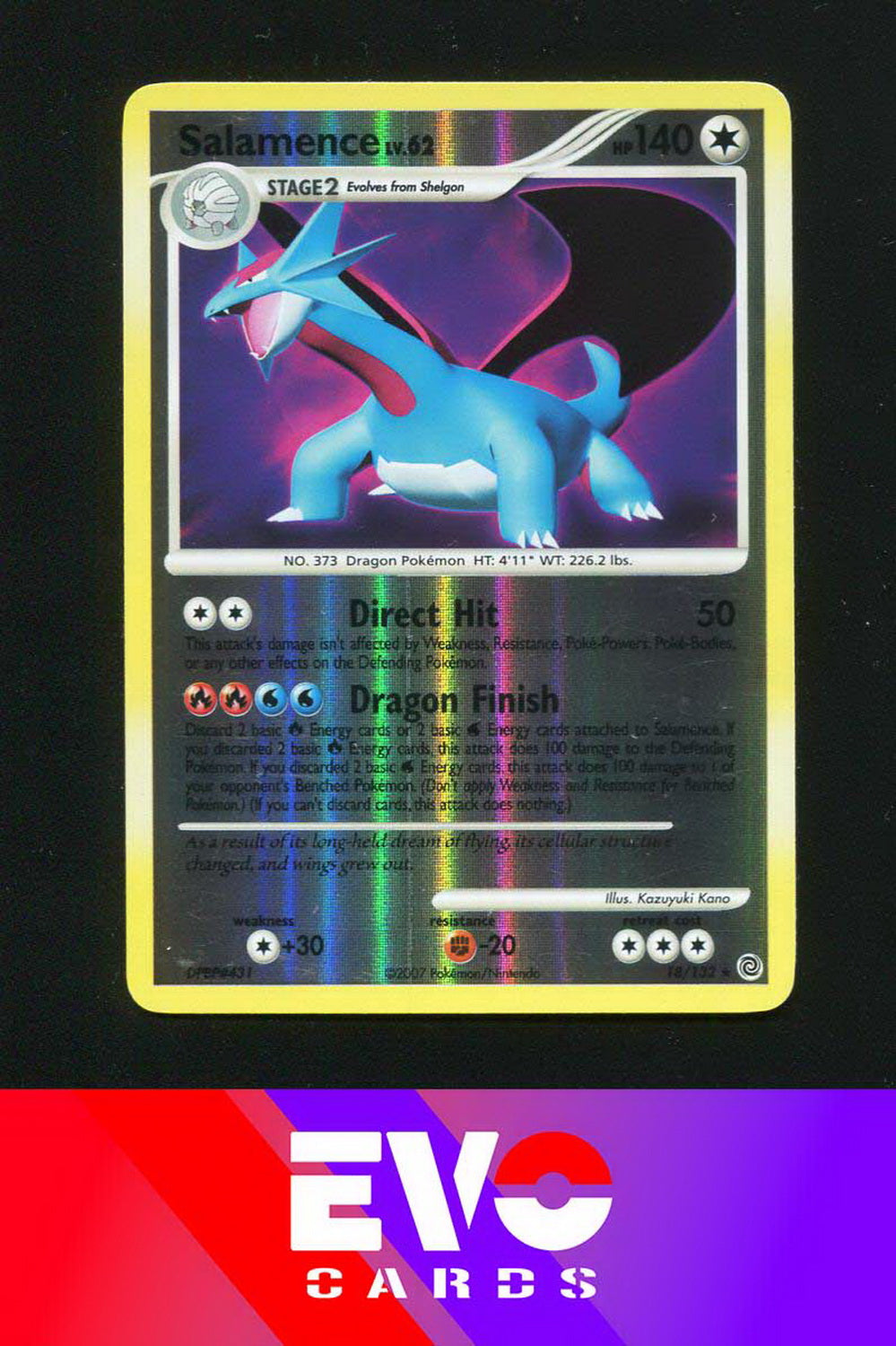 Salamence 18/132 - Secret Wonders - Reverse Holo - Excellent