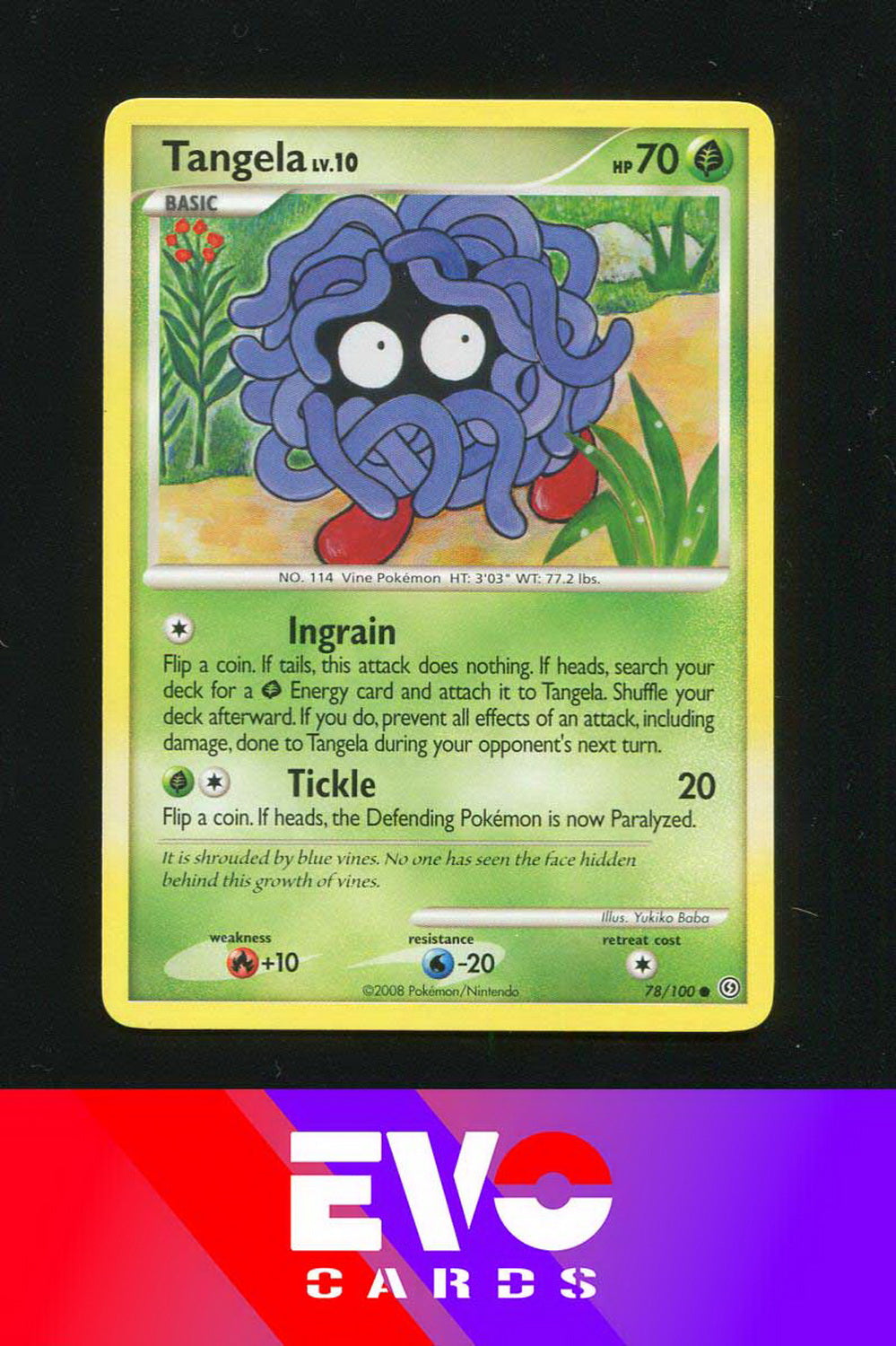 Tangela 78/100 - Stormfront - Excellent