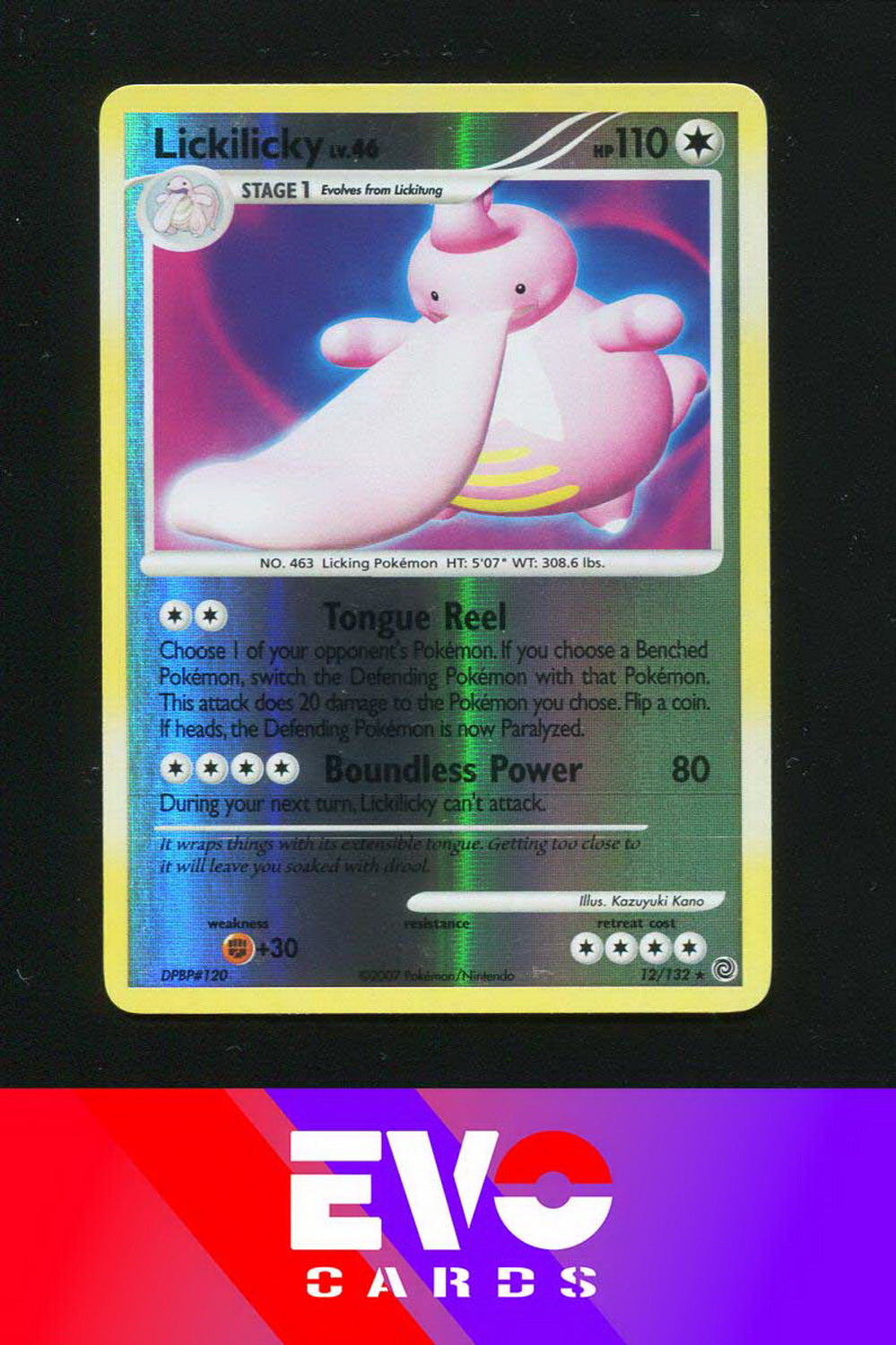 Lickilicky 12/132 - Secret Wonders - Reverse Holo - Very Good