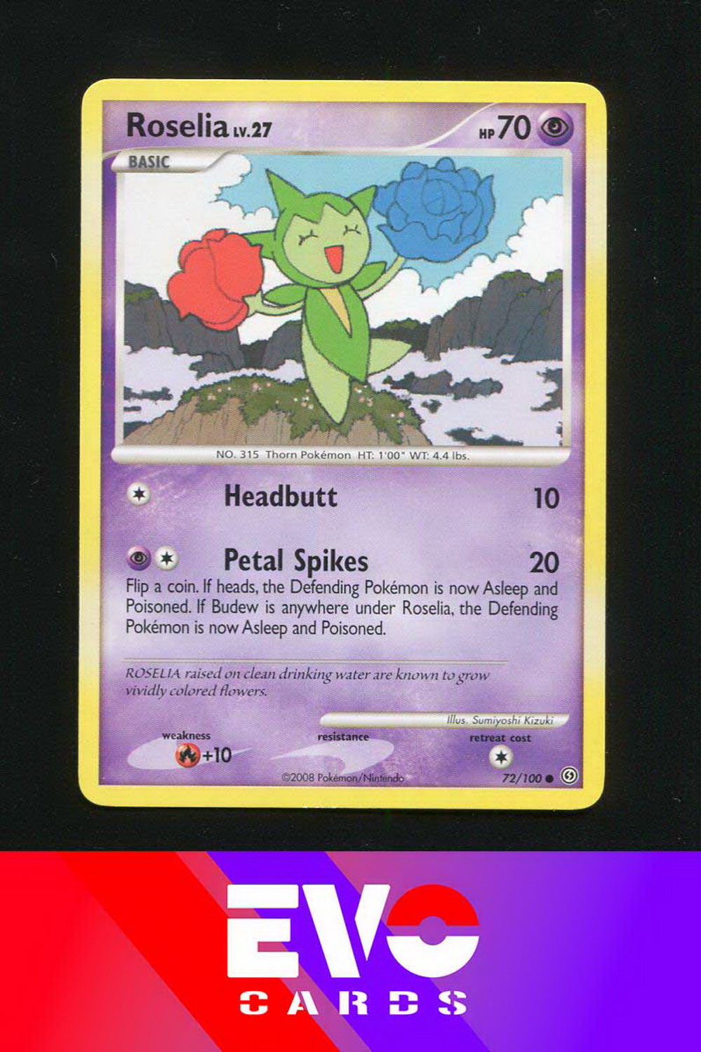 Roselia 72/100 - Stormfront - Excellent