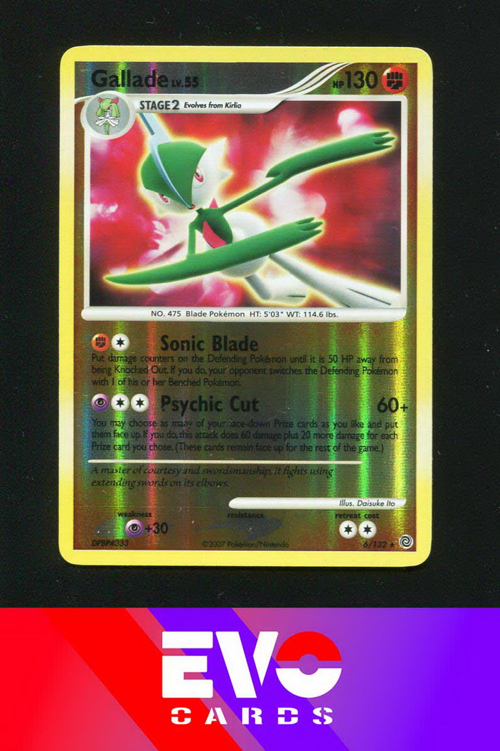 Gallade 6/132 - Secret Wonders - Reverse Holo - Excellent