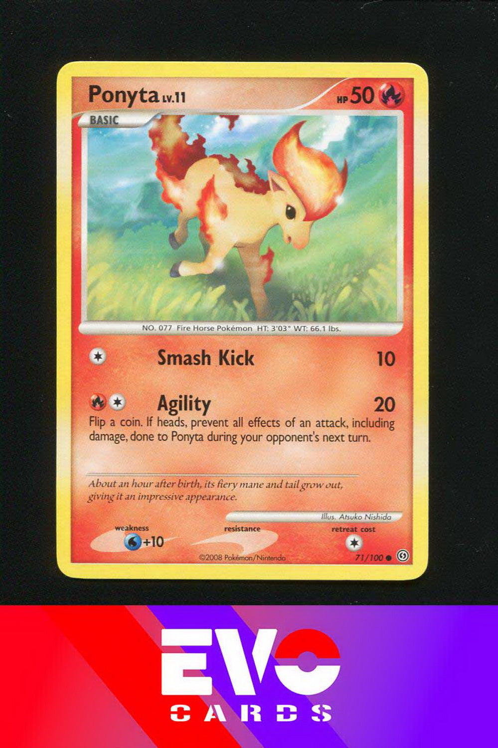 Ponyta 71/100 - Stormfront - Excellent