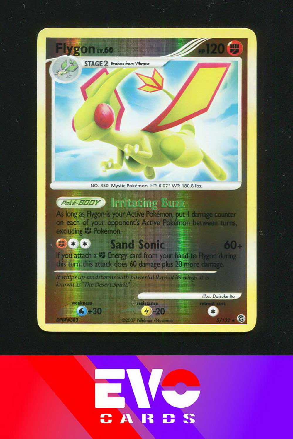 Flygon 5/132 - Secret Wonders - Reverse Holo - Very Good