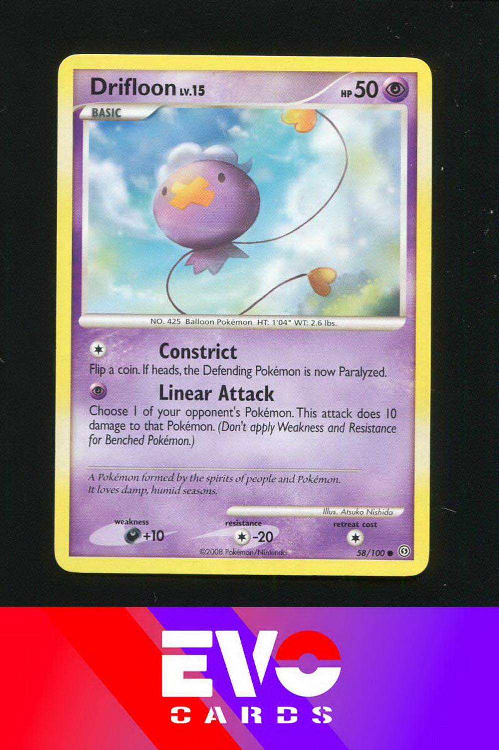 drifloon pokemon card value svD Japanese Pokemon Ex Start Deck 052/139 Drifloon