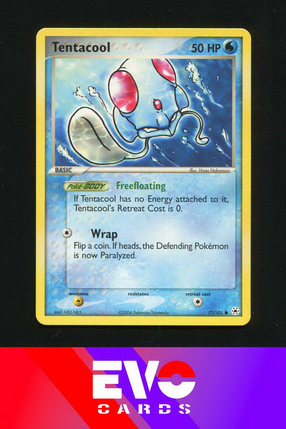 Tentacool 77/101 - Ex Hidden Legends - Near Mint