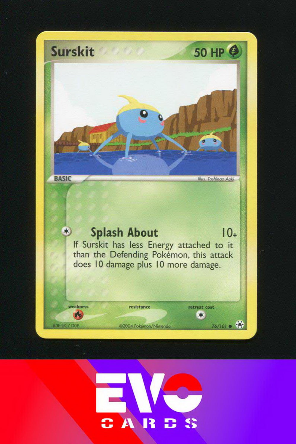 surskit pokemon card Surskit 76/101 - Ex Hidden Legends