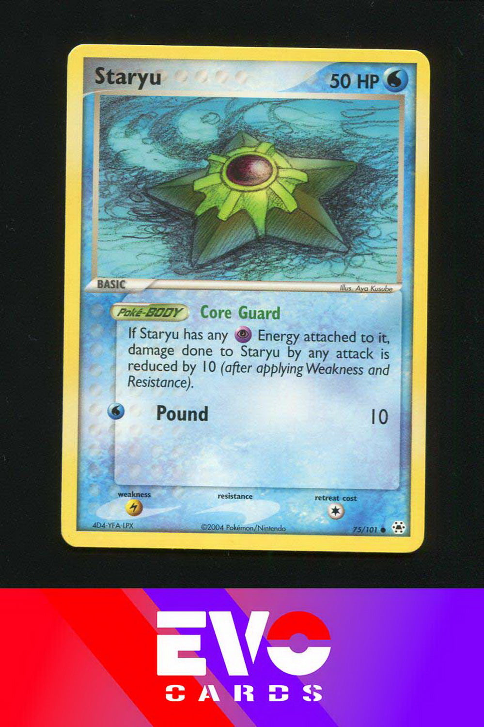 Staryu 75/101 - Ex Hidden Legends - Near Mint