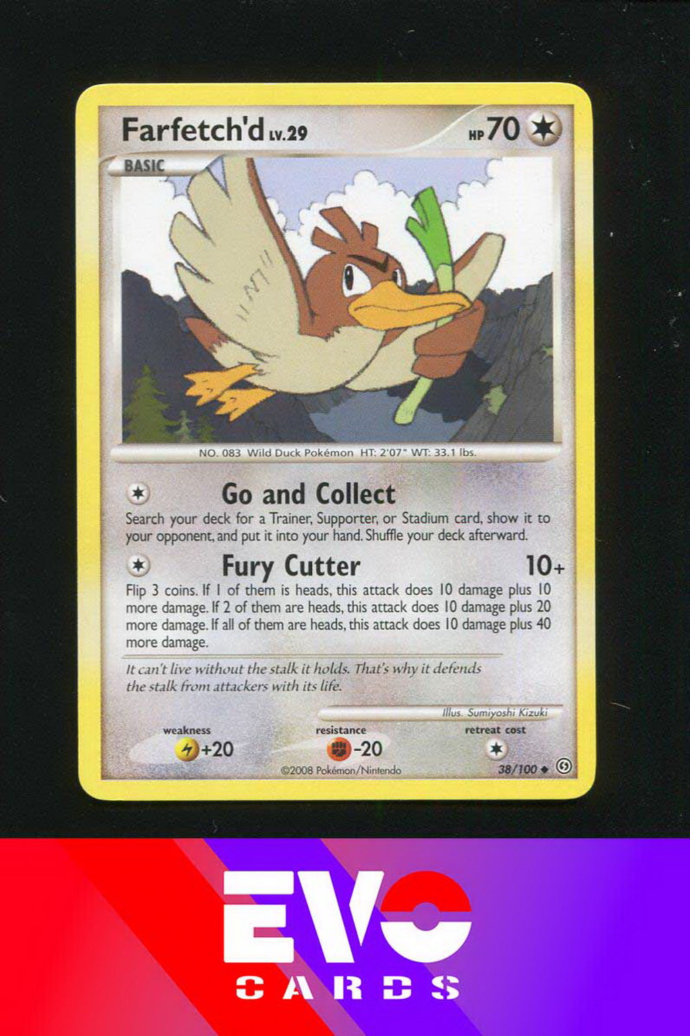 Farfetch'd 38/100 - Stormfront - Excellent