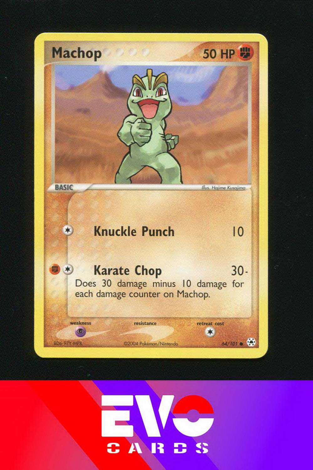 Machop 64/101 - Ex Hidden Legends - Near Mint