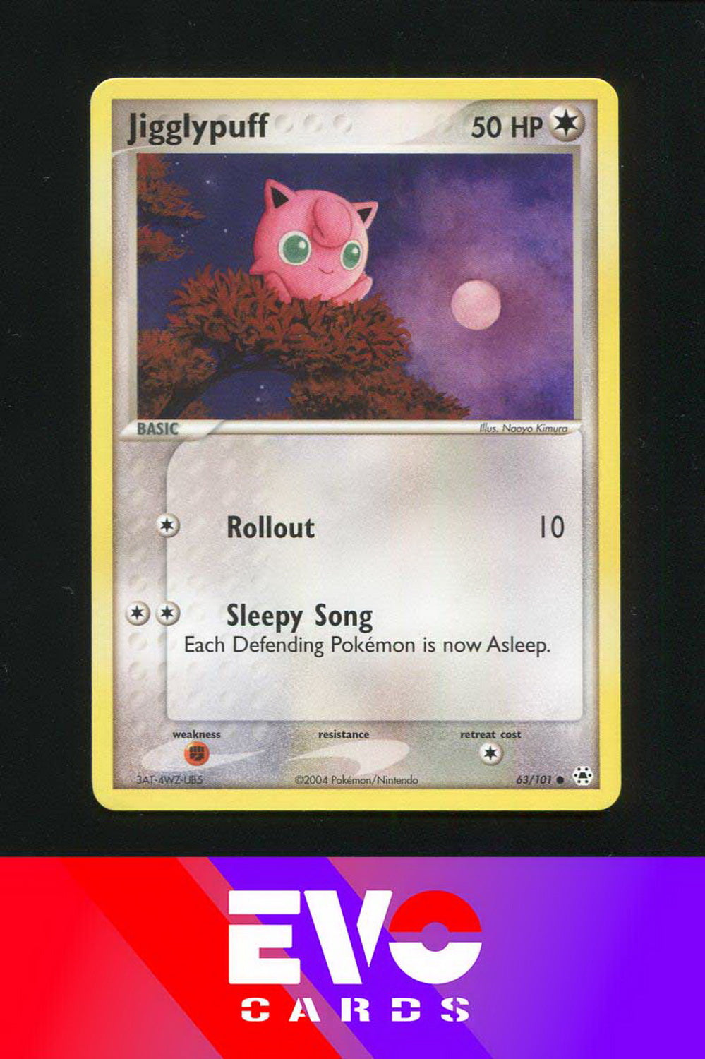 jigglypuff pokemon card ex Jigglypuff 63/101 - Ex Hidden Legends