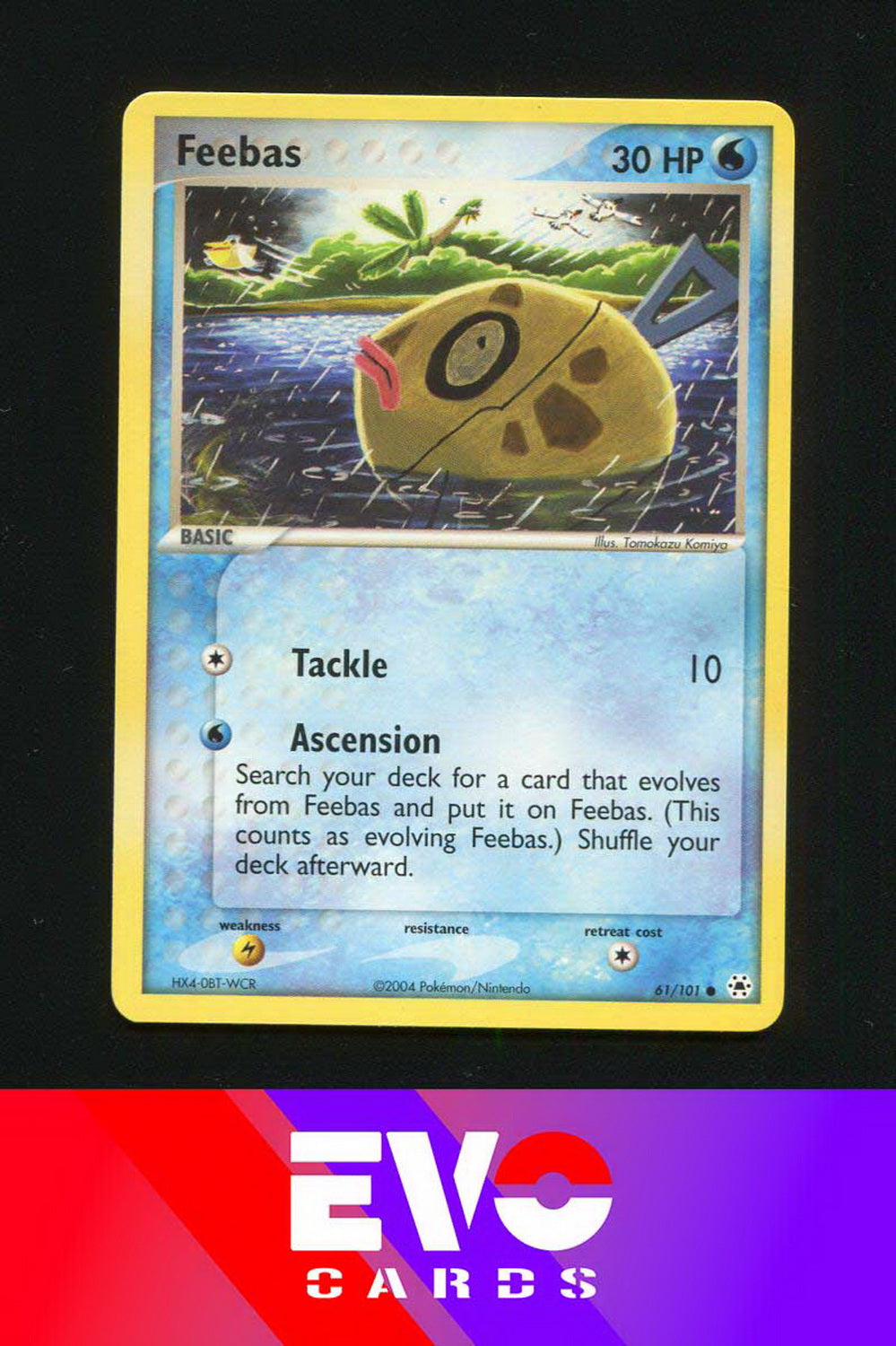 Feebas 61/101 - Ex Hidden Legends - Near Mint