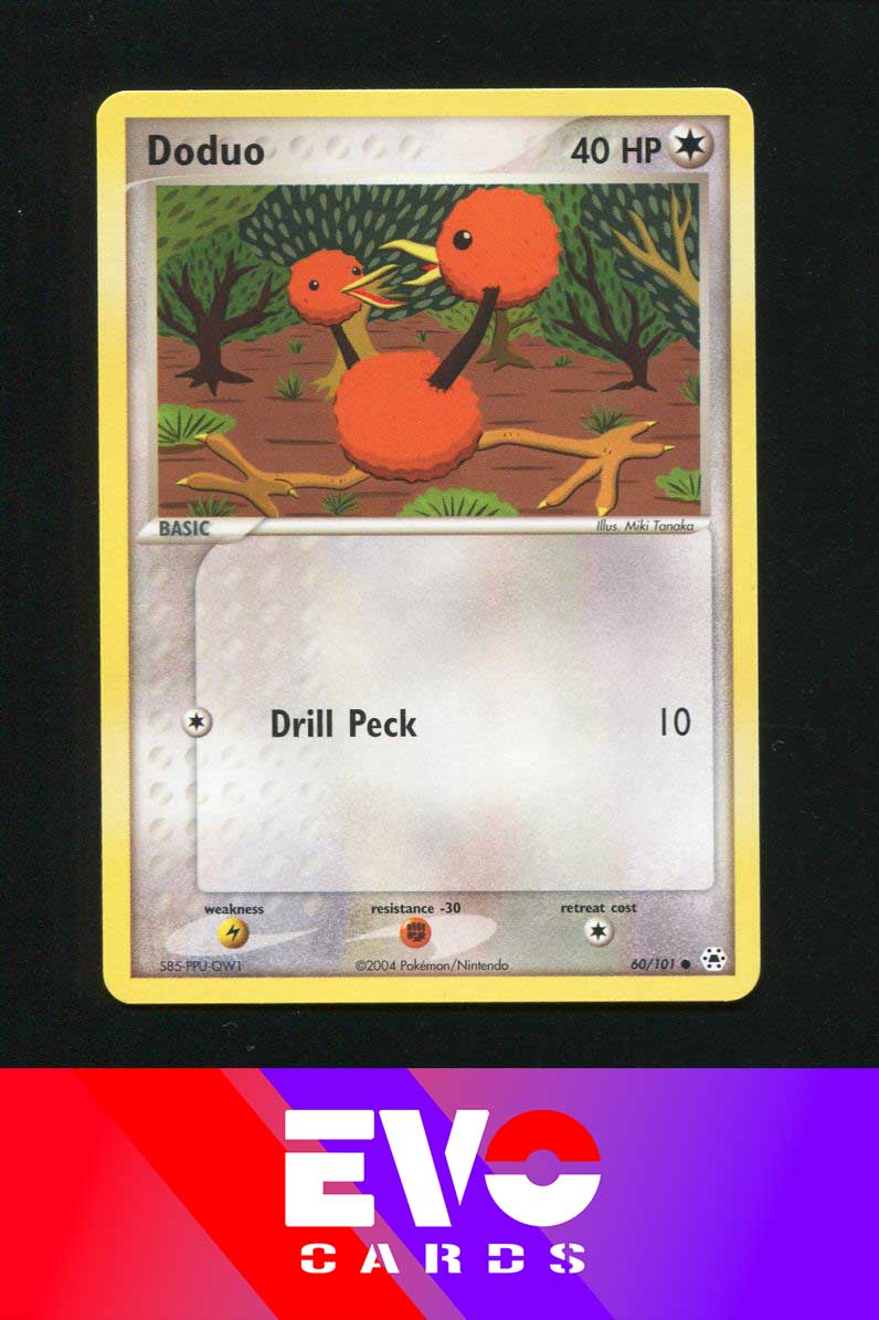 pokemon doduo card Doduo 60/101 - Ex Hidden Legends