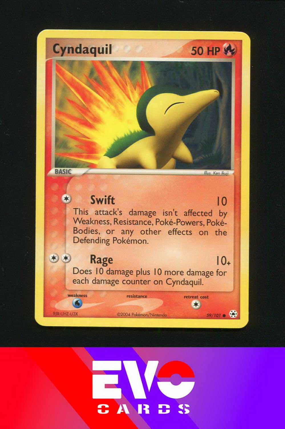 Cyndaquil 59/101 - Ex Hidden Legends - Near Mint