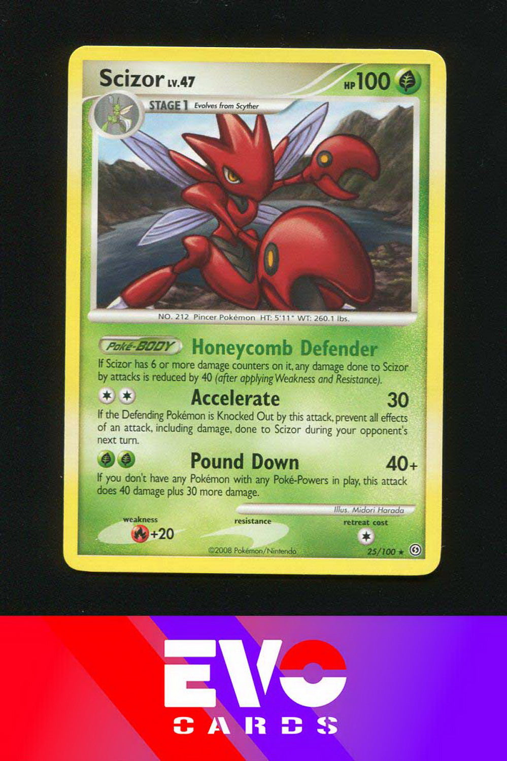 Scizor 25/100 - Stormfront - Excellent Scizor 25/100 - Stormfront - Excellent