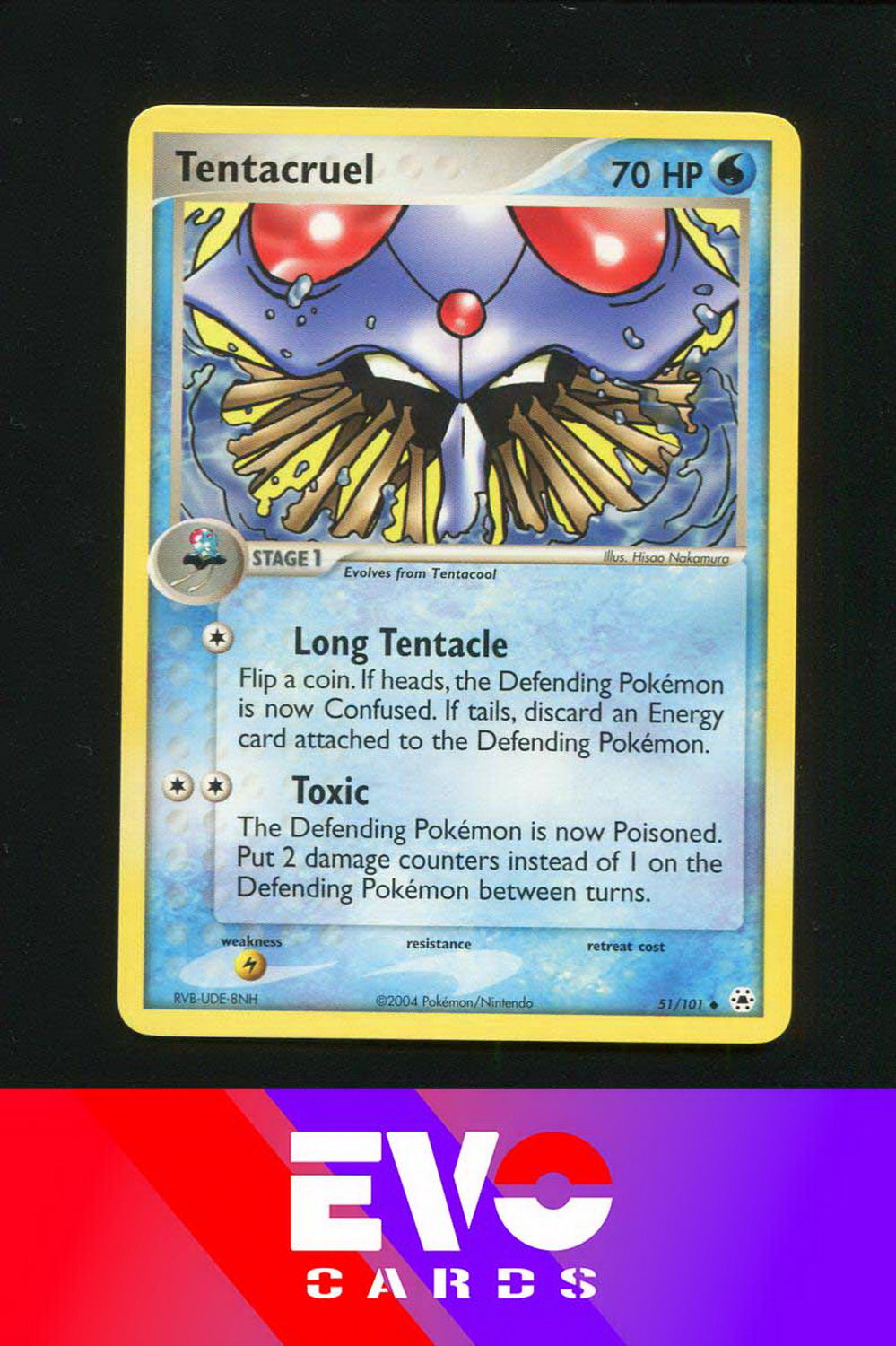 Tentacruel 51/101 - Ex Hidden Legends - Near Mint