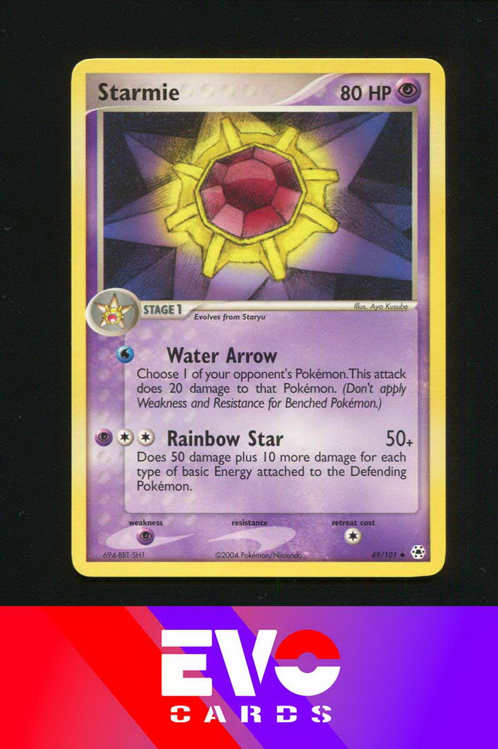 Starmie 49/101 - Ex Hidden Legends - Near Mint Starmie 49/101 - Ex Hidden Legends - Near Mint