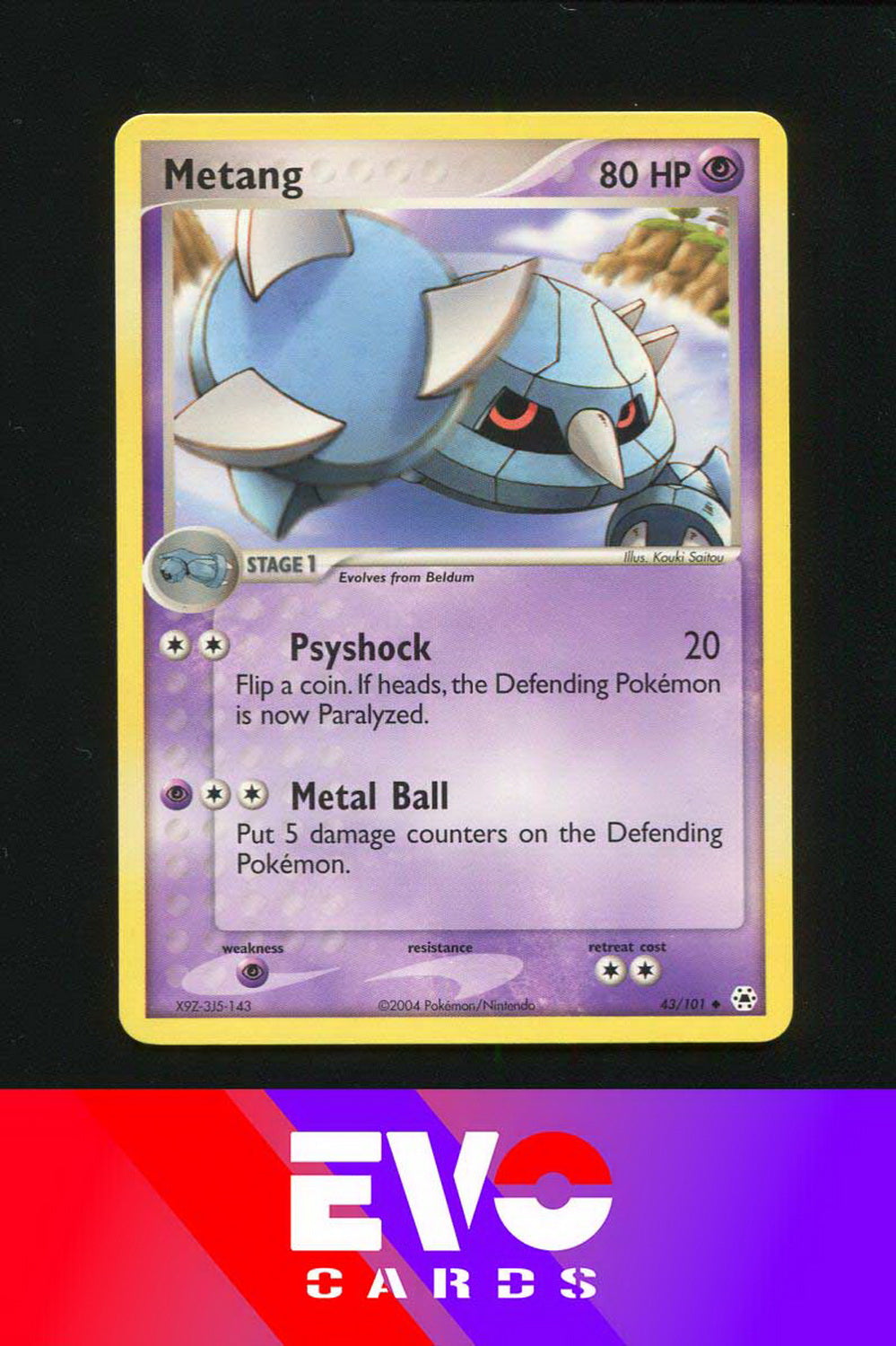 Metang 43/101 - Ex Hidden Legends - Near Mint