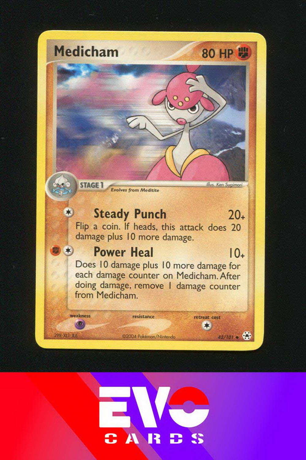 Medicham 42/101 - Ex Hidden Legends - Near Mint