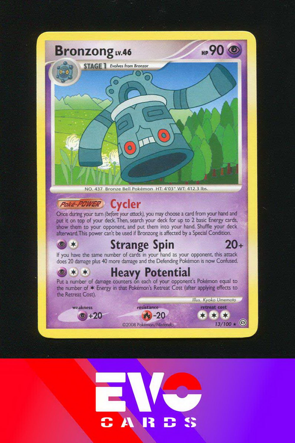 Bronzong 13/100 - Stormfront - Excellent