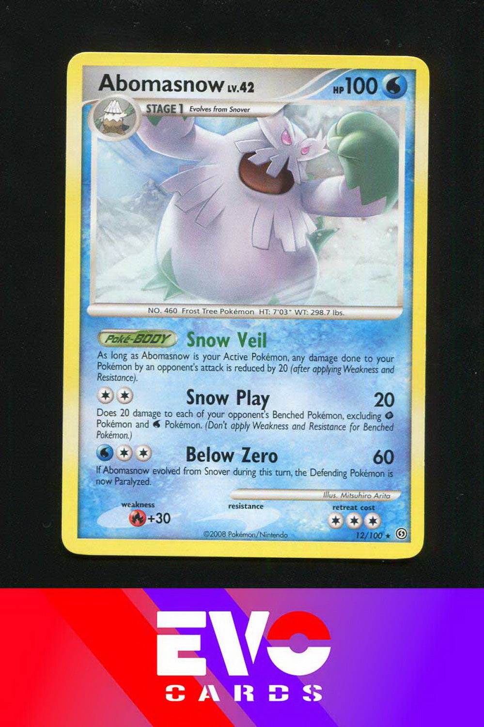 Abomasnow 12/100 - Stormfront - Excellent Abomasnow 12/100 - Stormfront - Excellent