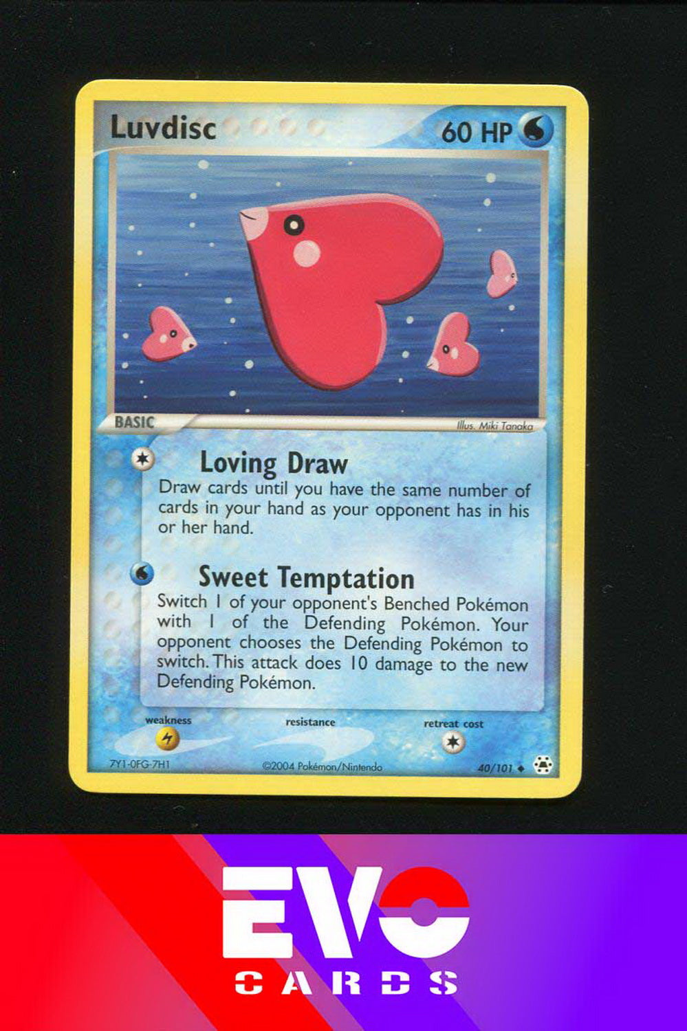 Luvdisc 40/101 - Ex Hidden Legends - Near Mint