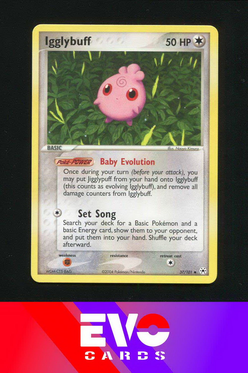 Igglybuff 37/101 - Ex Hidden Legends - Near Mint