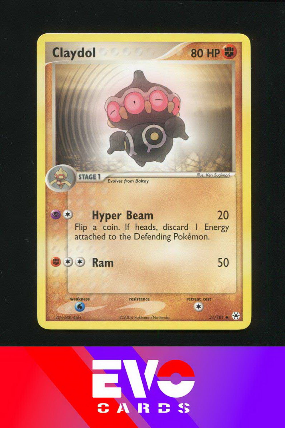 Claydol 31/101 - Ex Hidden Legends - Near Mint