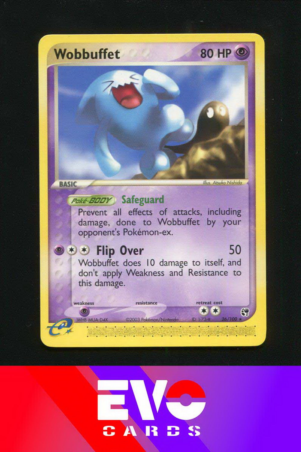 Wobbuffet 26/100 - ex Sandstorm - Near Mint Wobbuffet 26/100 - ex Sandstorm - Near Mint