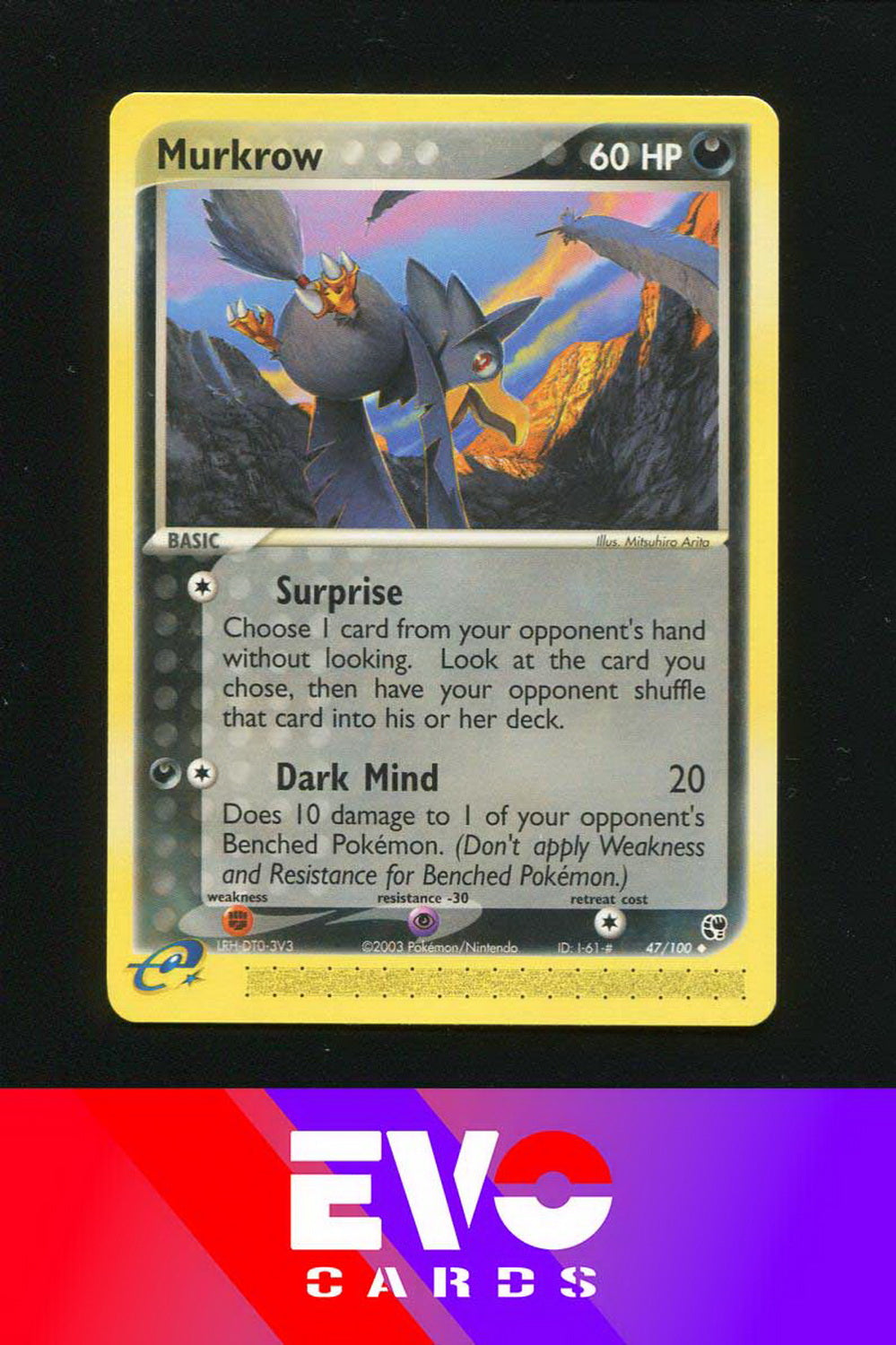 Murkrow 47/100 - ex Sandstorm - Near Mint