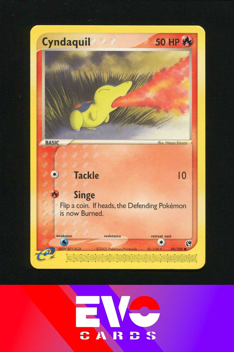 Cyndaquil 59/100 - ex Sandstorm - Near Mint