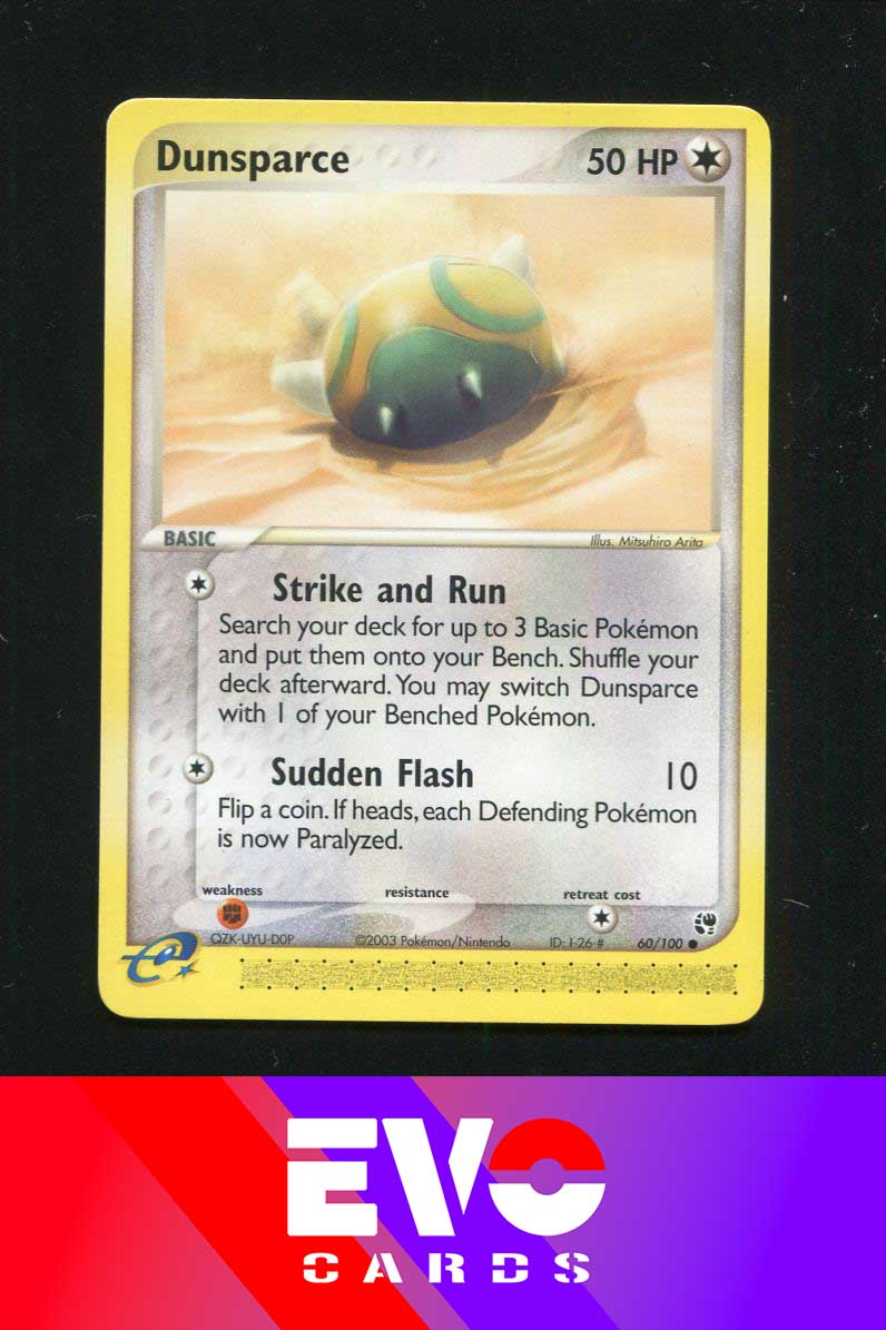 Dunsparce 60/100 - ex Sandstorm - Near Mint Dunsparce 60/100 - ex Sandstorm - Near Mint