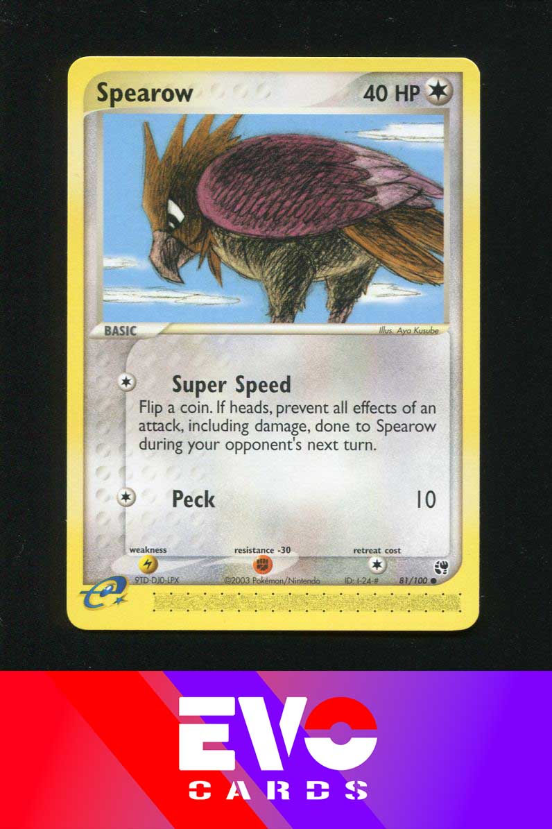 Spearow 81/100 - ex Sandstorm - Near Mint