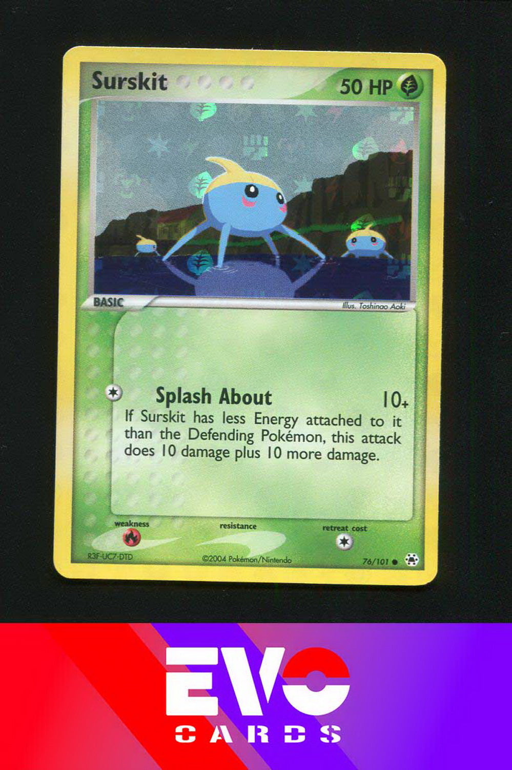 Surskit 76/101 - ex Hidden Legends - Reverse Holo - Excellent