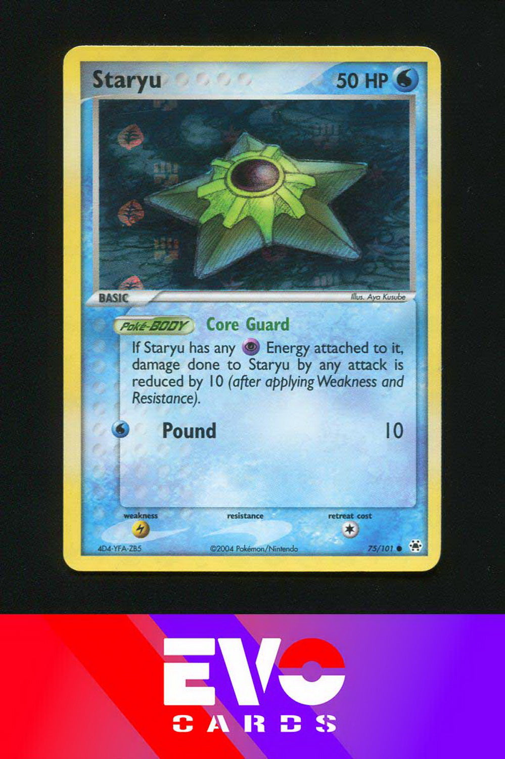 Staryu 75/101 - ex Hidden Legends - Reverse Holo - Near Mint