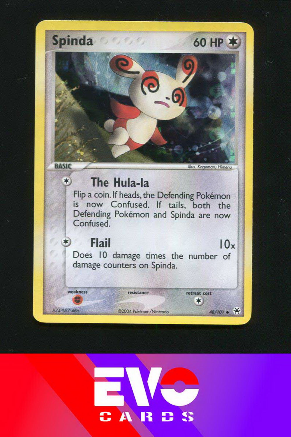 Spinda 48/101 - ex Hidden Legends - Reverse Holo - Excellent