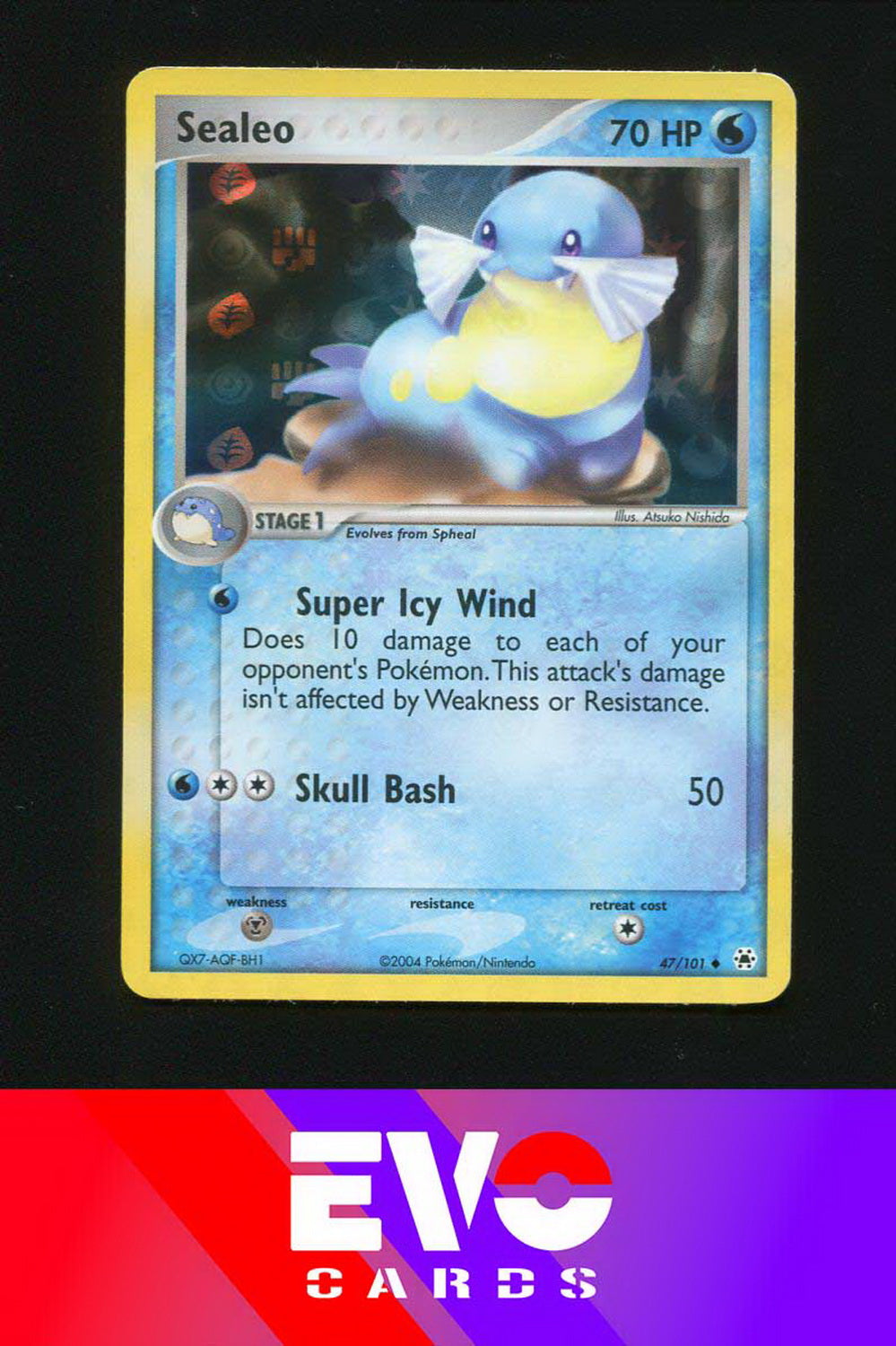 Sealeo 47/101 - ex Hidden Legends - Reverse Holo - Near Mint