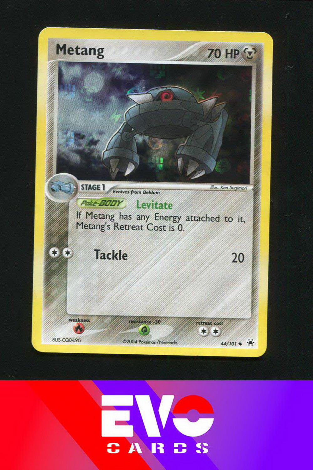 pokemon card metang Metang 44/101 - ex Hidden Legends - Reverse Holo