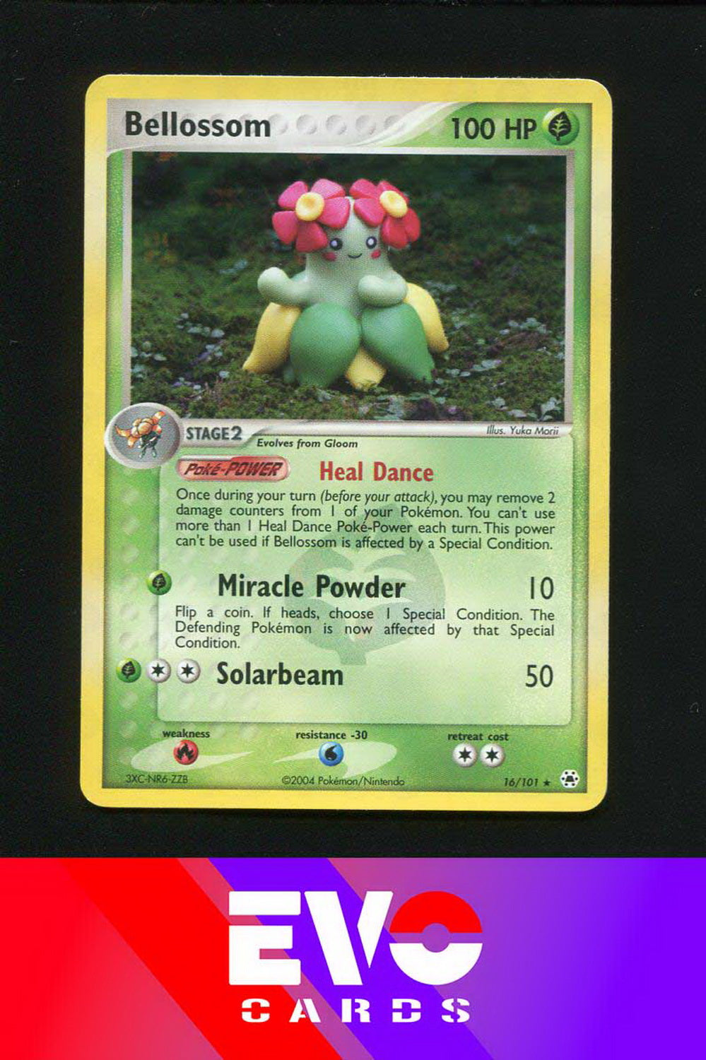 Bellossom 16/101 - ex Hidden Legends - Reverse Holo - Near Mint