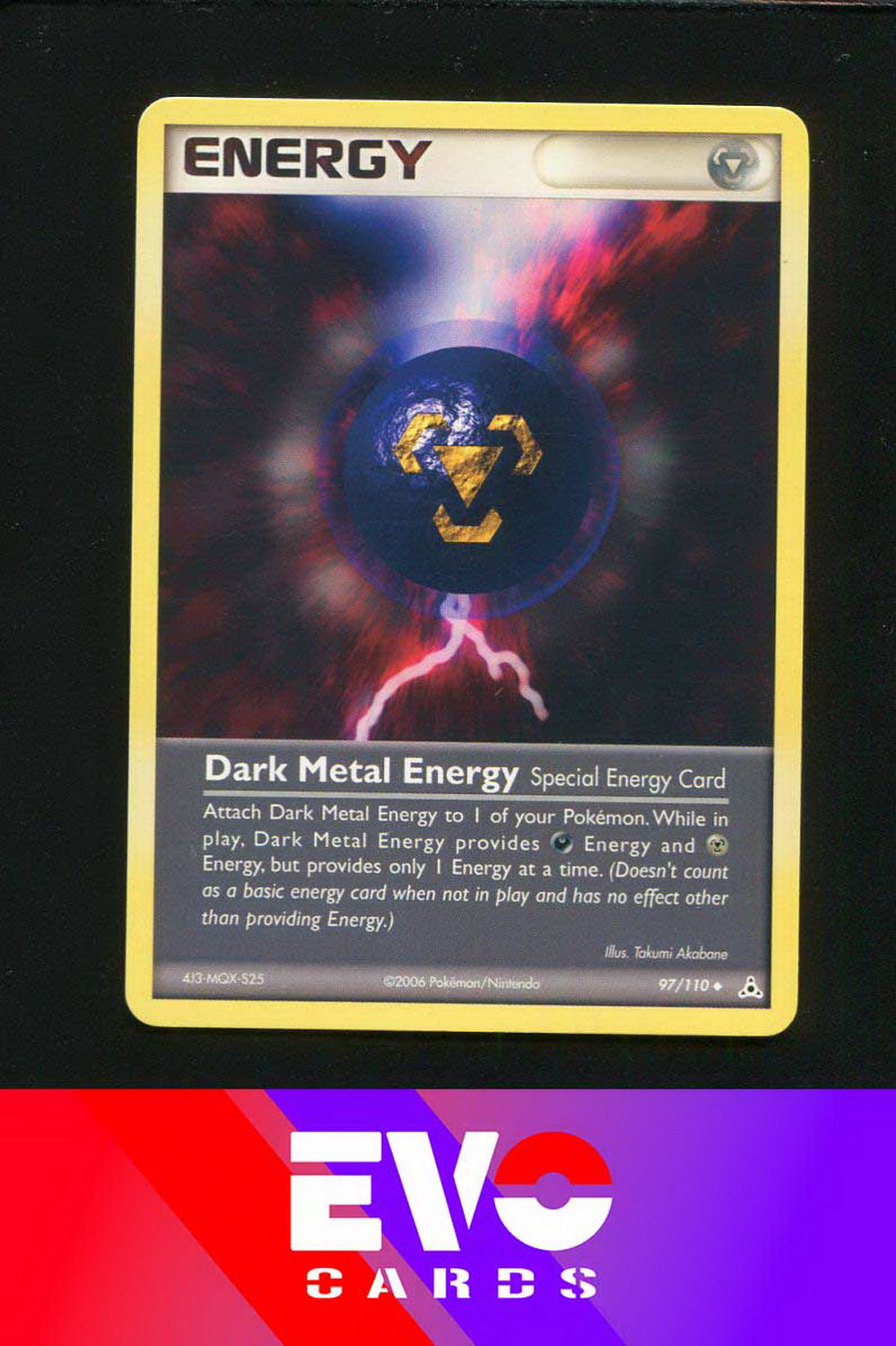 Dark Metal Energy 97/110 - ex Holon Phantoms - Near Mint