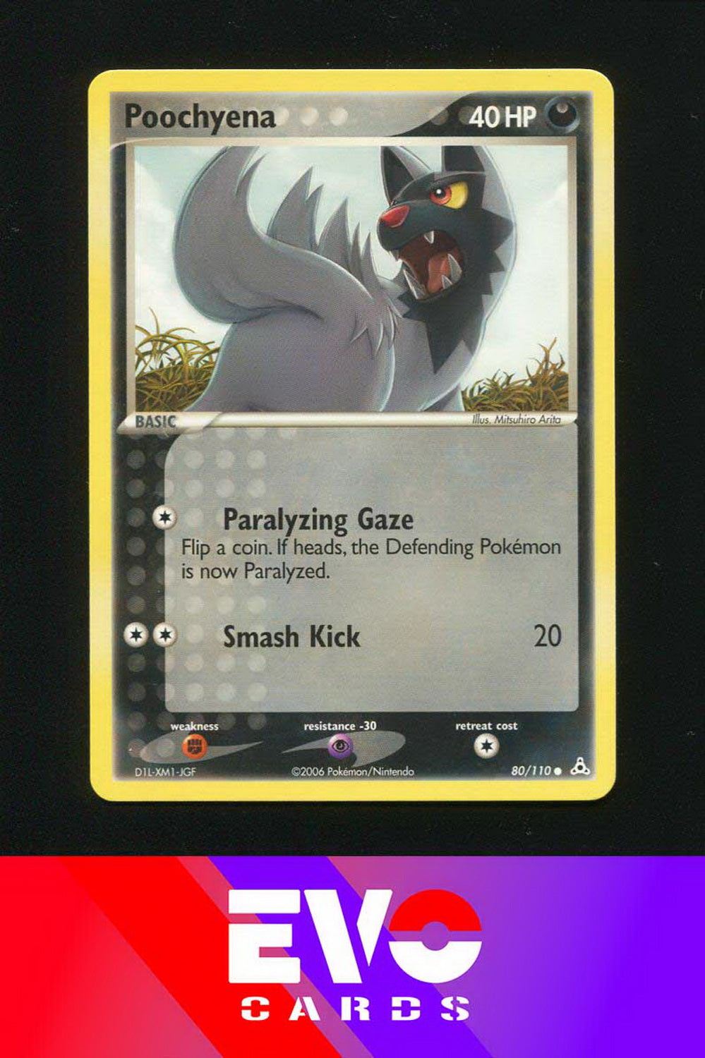 Poochyena 80/110 - ex Holon Phantoms - Near Mint