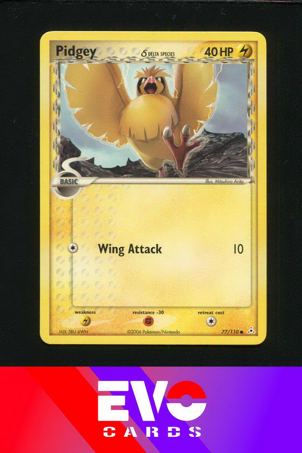 Pidgey 77/110 - ex Holon Phantoms - Near Mint