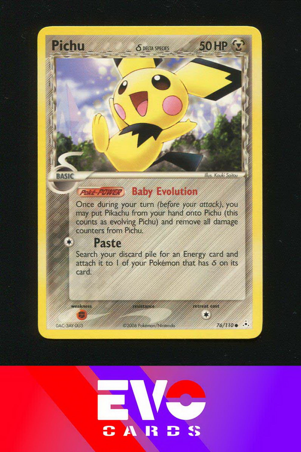 Pichu 76/110 - ex Holon Phantoms - Near Mint Pichu 76/110 - ex Holon Phantoms - Near Mint
