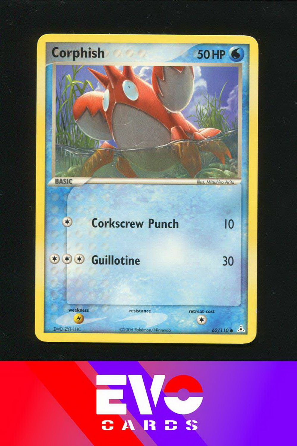 Corphish 62/110 - ex Holon Phantoms - Near Mint