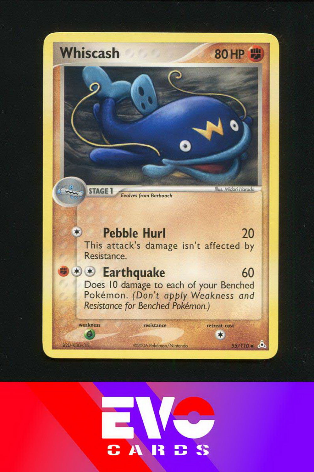 Whiscash 55/110 - ex Holon Phantoms - Near Mint