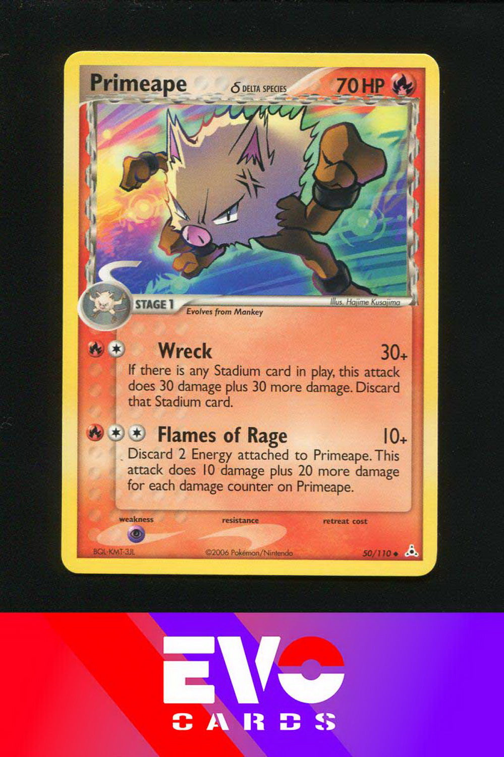 Primeape 50/110 - ex Holon Phantoms - Near Mint