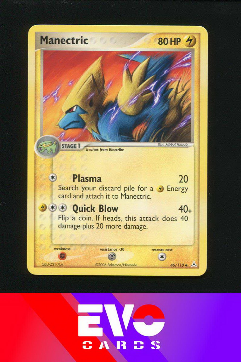 Manectric 46/110 - ex Holon Phantoms - Near Mint