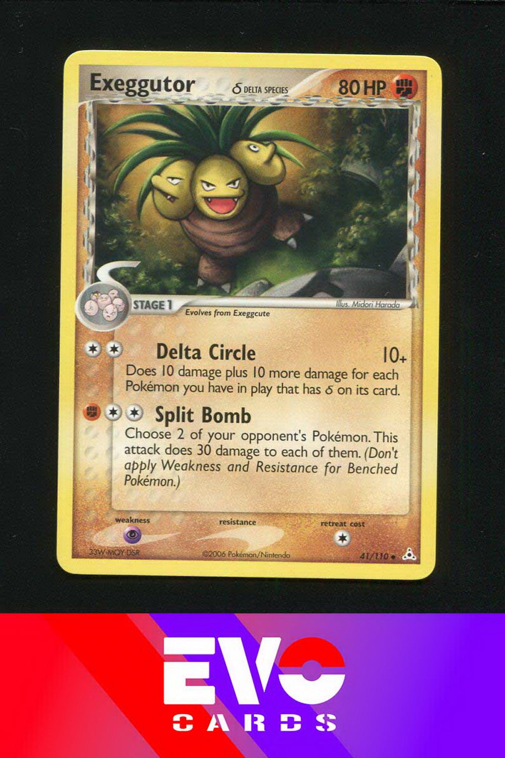 Exeggutor 41/110 - ex Holon Phantoms - Near Mint