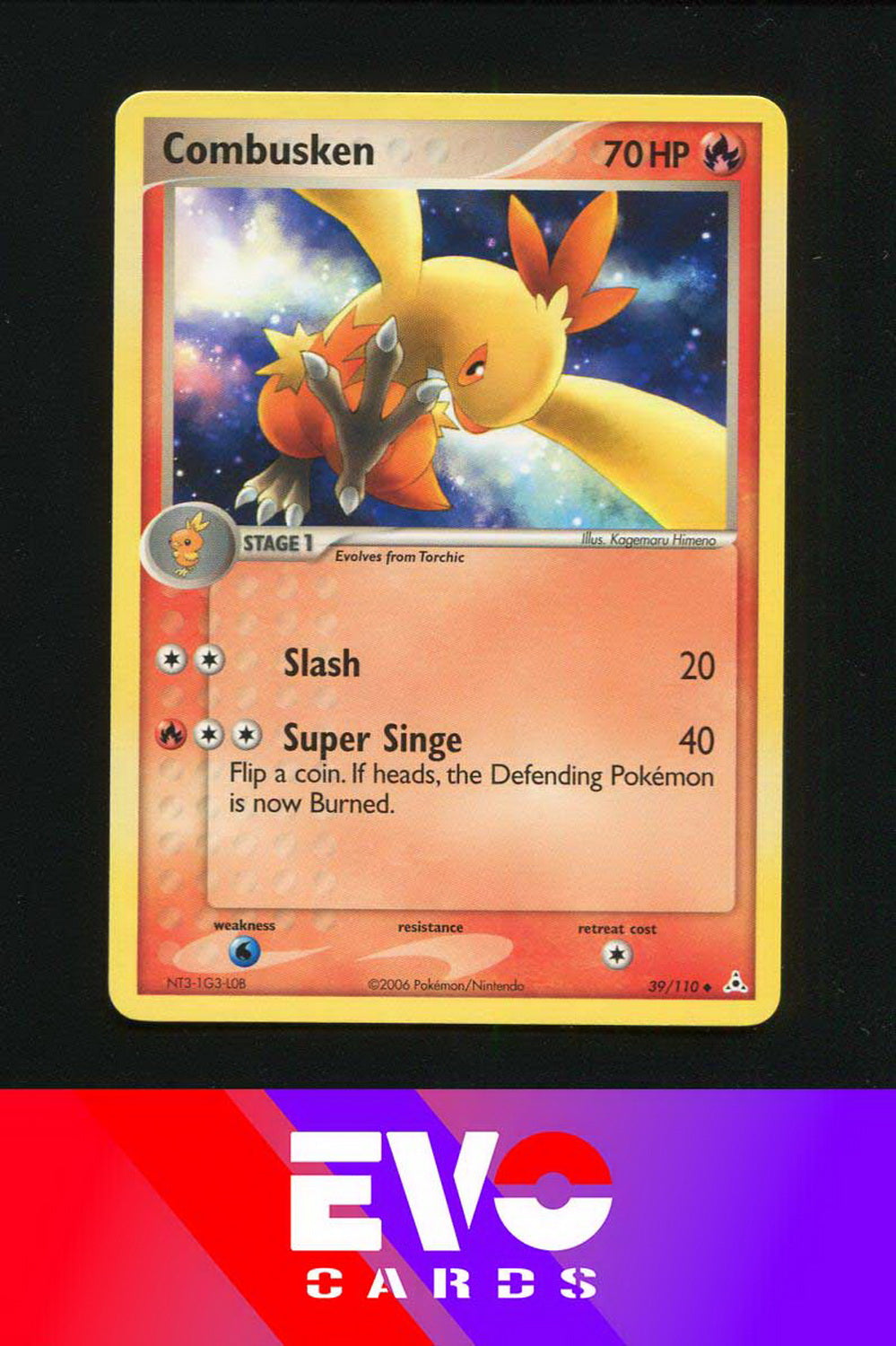 Combusken 39/110 - ex Holon Phantoms - Near Mint