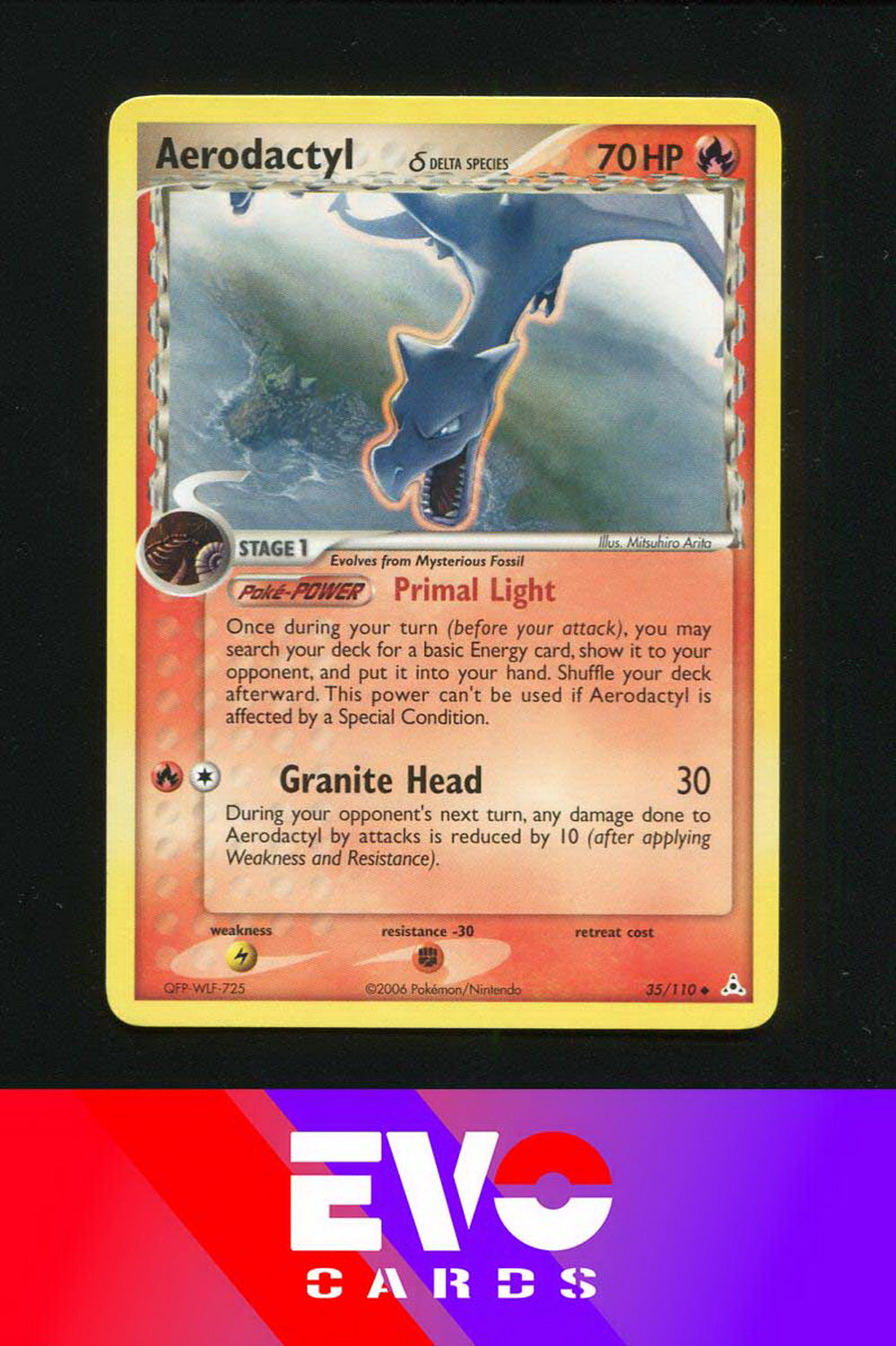 aerodactyl pokemon card ex Aerodactyl 35/110 - ex Holon Phantoms