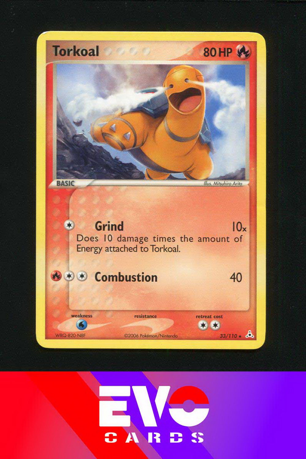 Torkoal 33/110 - ex Holon Phantoms - Near Mint